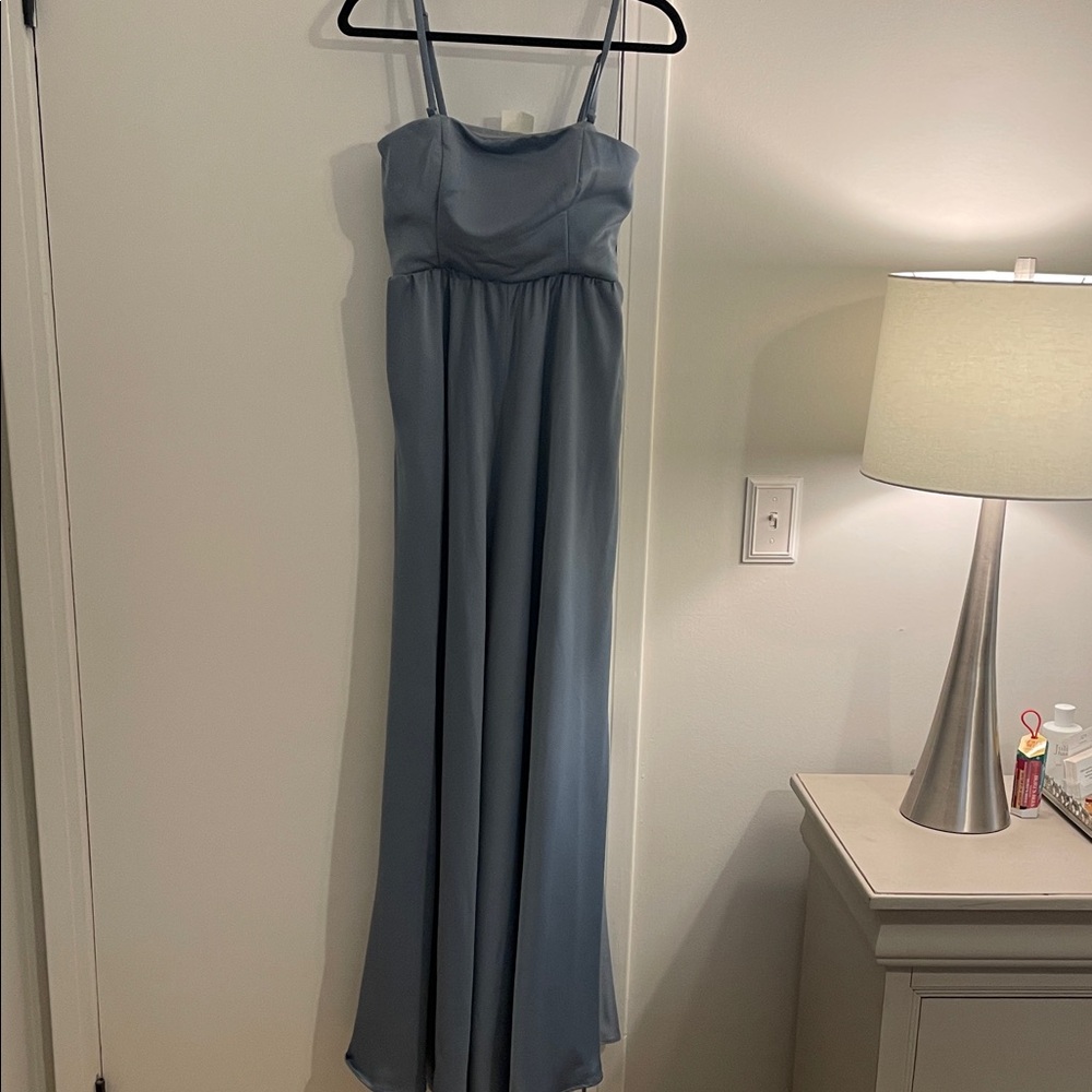 Elegant Blue Women's bridesmaids Dress